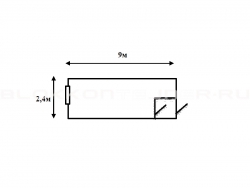 Блок-контейнер 9м с тамбуром для жилья в Иловле